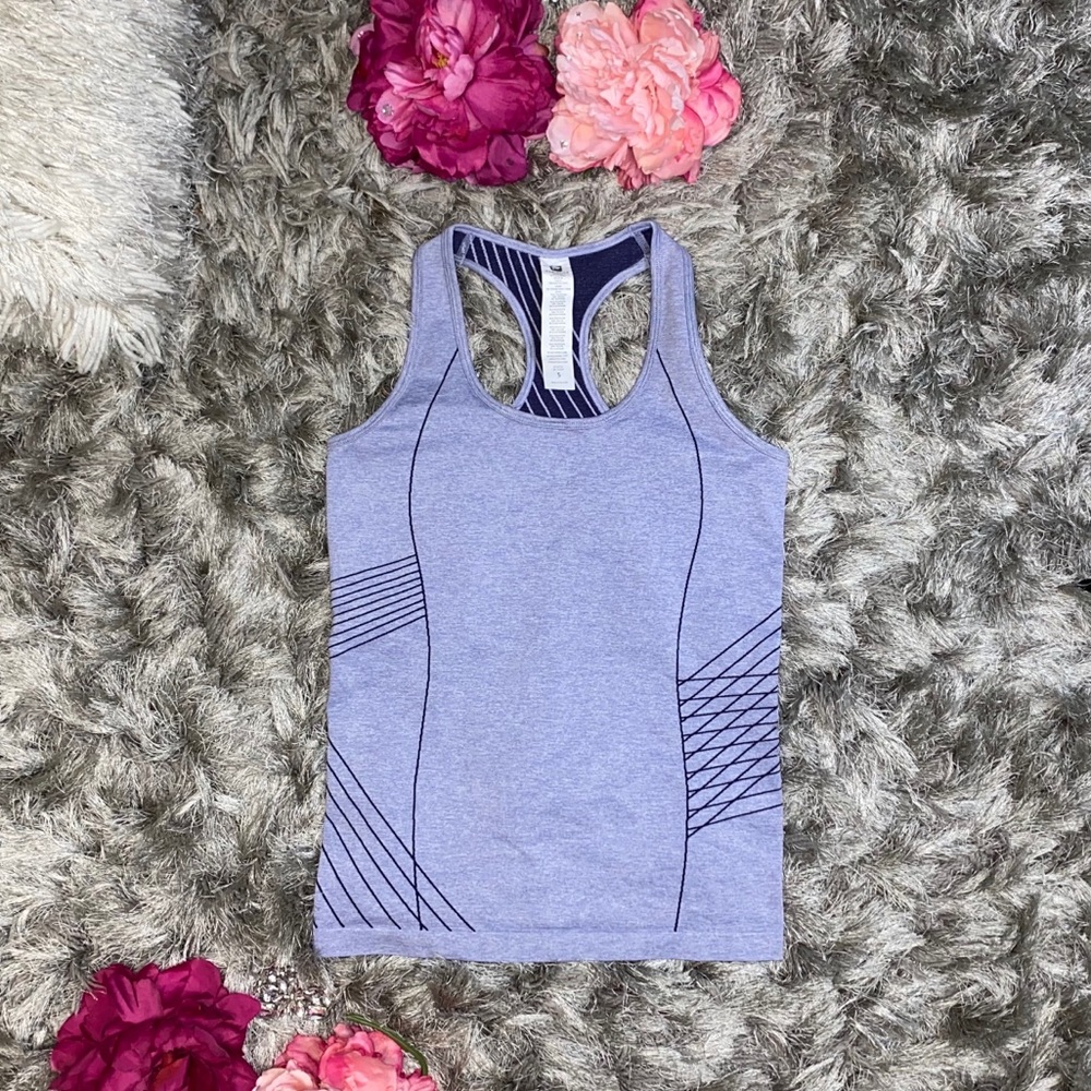 Fabletics Lavender Purple Racerback Tank Top - Picture 2 of 6